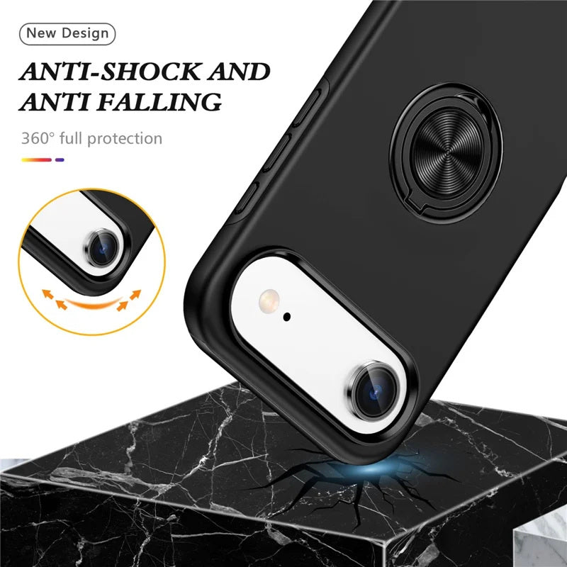 Hybrid Magnetic Invisible Ring Case for iPhone 17 Air Hybrid Magnetic Invisible Ring Case for iPhone 17 Air